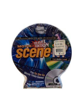 Movie Scene It? To Go! The DVD Game in Tin Case Game Board Tokens